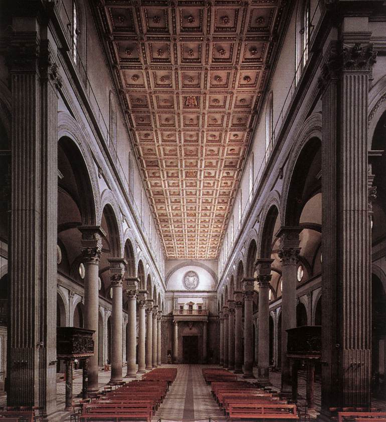 The nave of the church